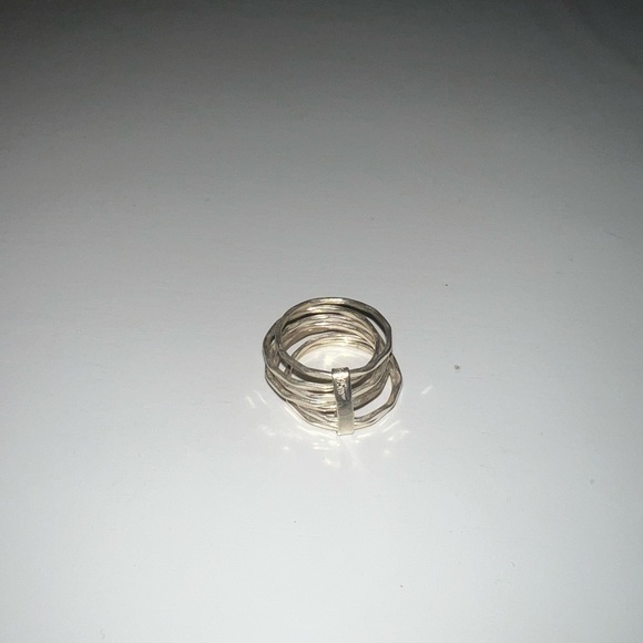 Jewelry - Cape Cod stacked stacking band all sterling silver size 6.5-7